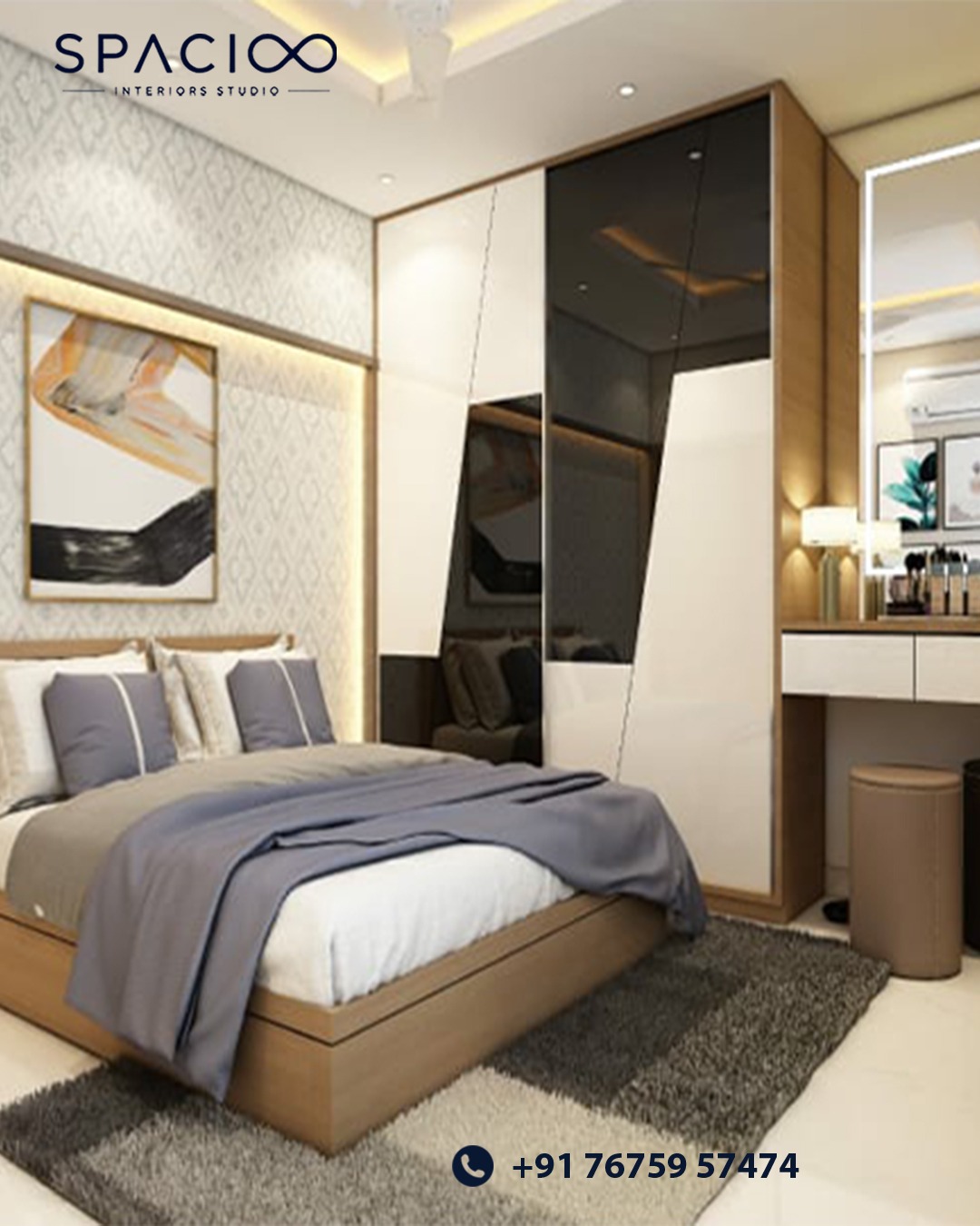 Bedroom design detail