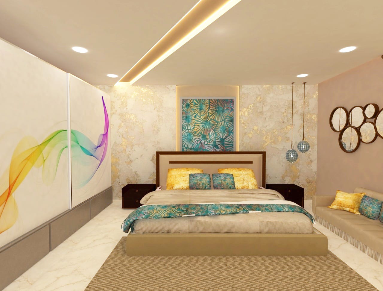 Bedroom interior design project