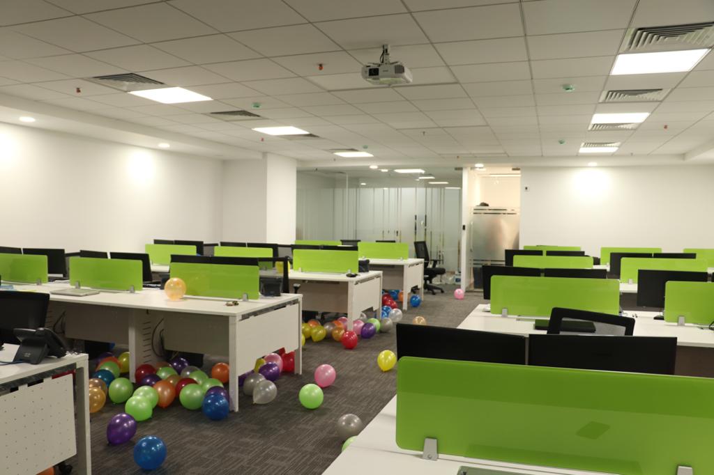 Commercial interior finishing project