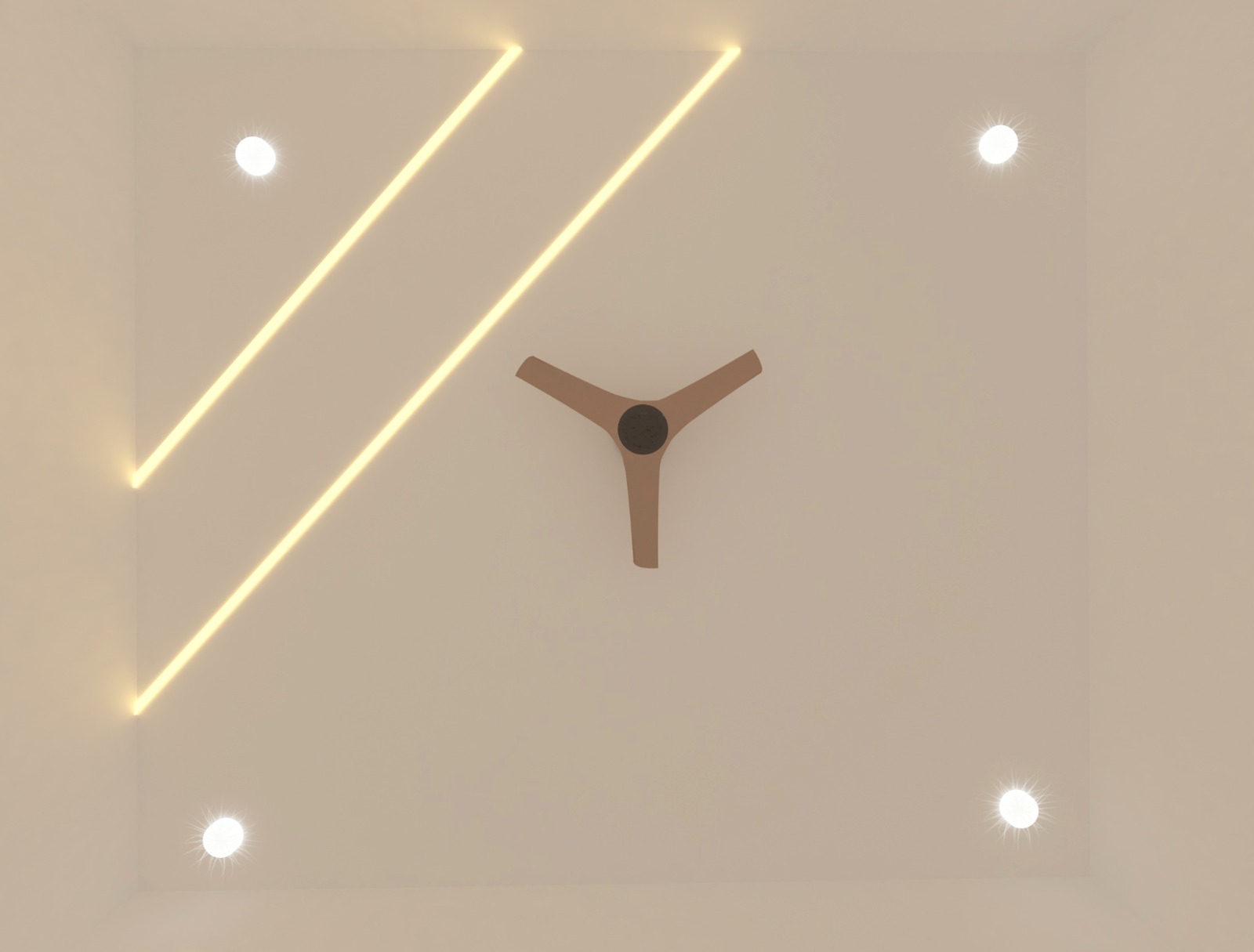 Decorative fall ceiling project