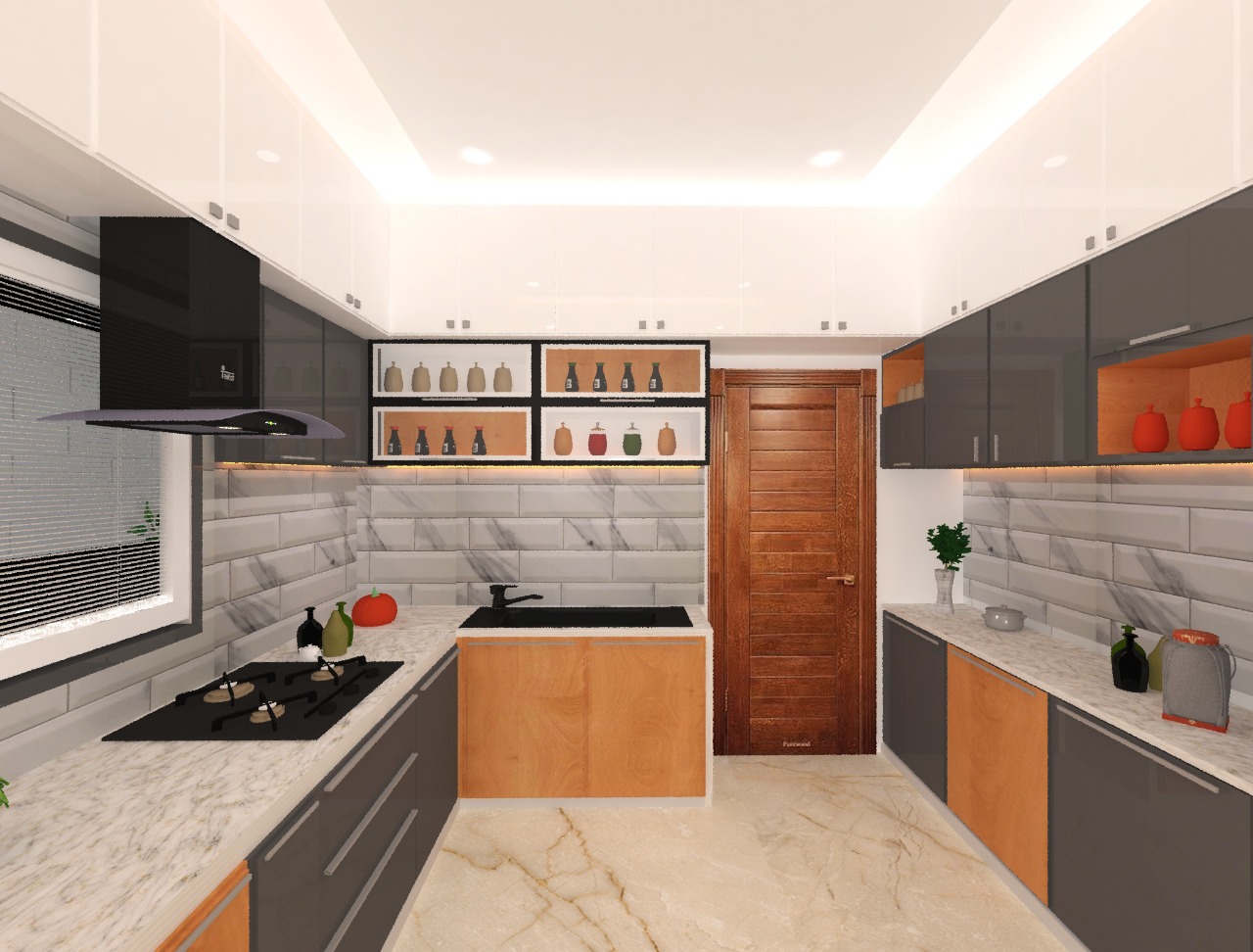 Kitchen interior design project
