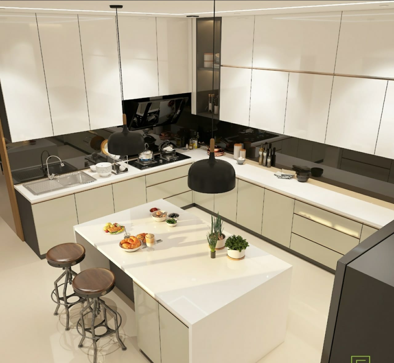 Completed kitchen project