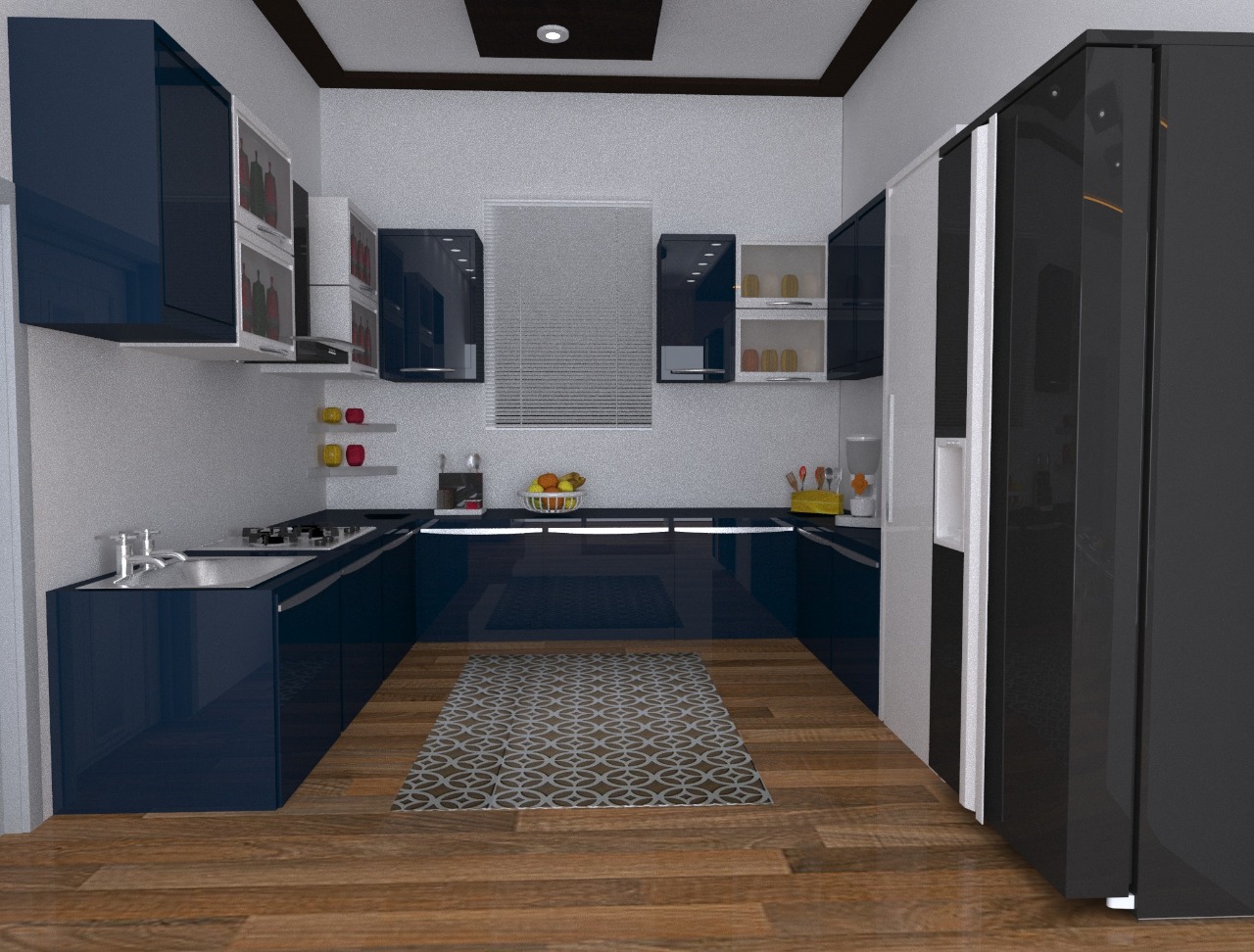 Modern kitchen interior