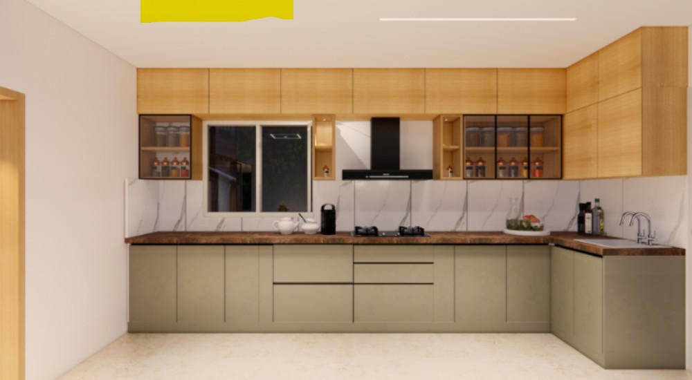 Kitchen interior detail