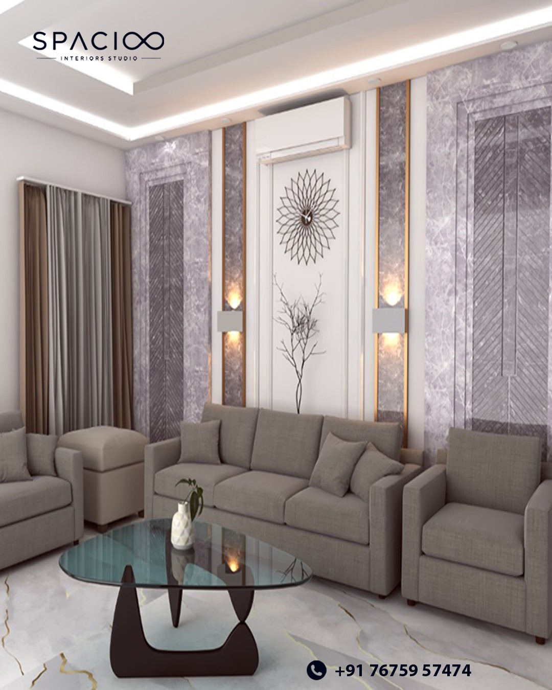 Living room design project