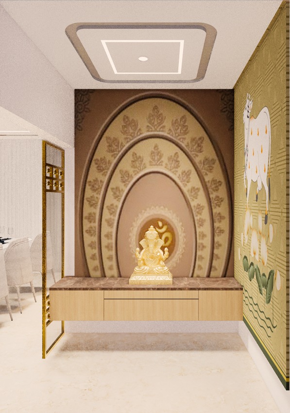 Pooja mandir decor project