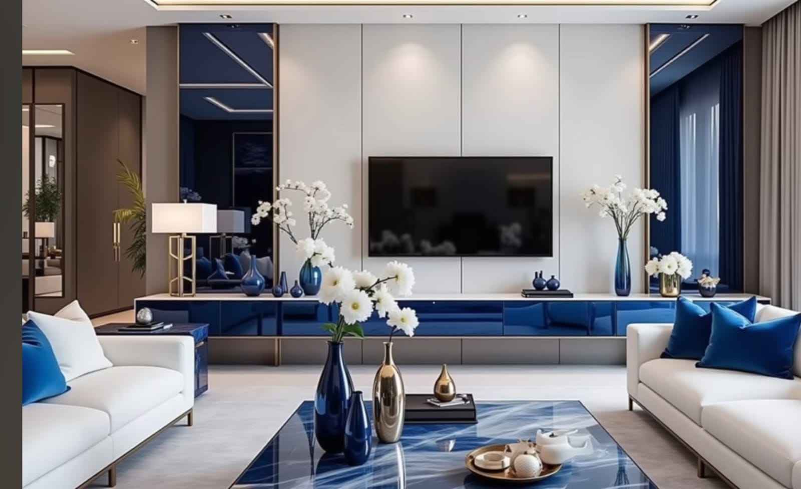 TV unit wall panel project